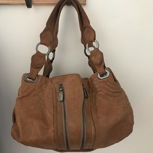 Treesje tan leather bag